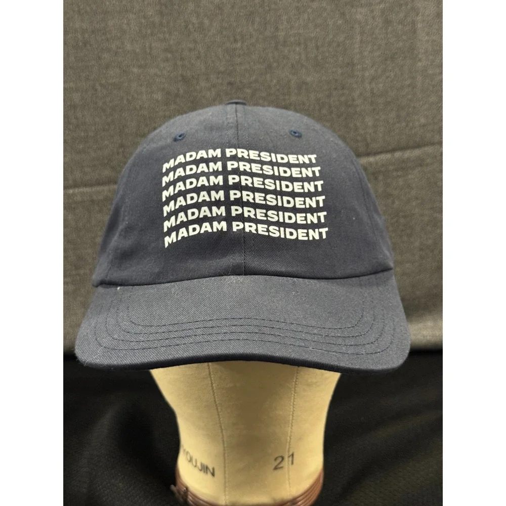 Unionwear Baseball Cap Men's One Size Blue Madam President Adjustable Strap Hat